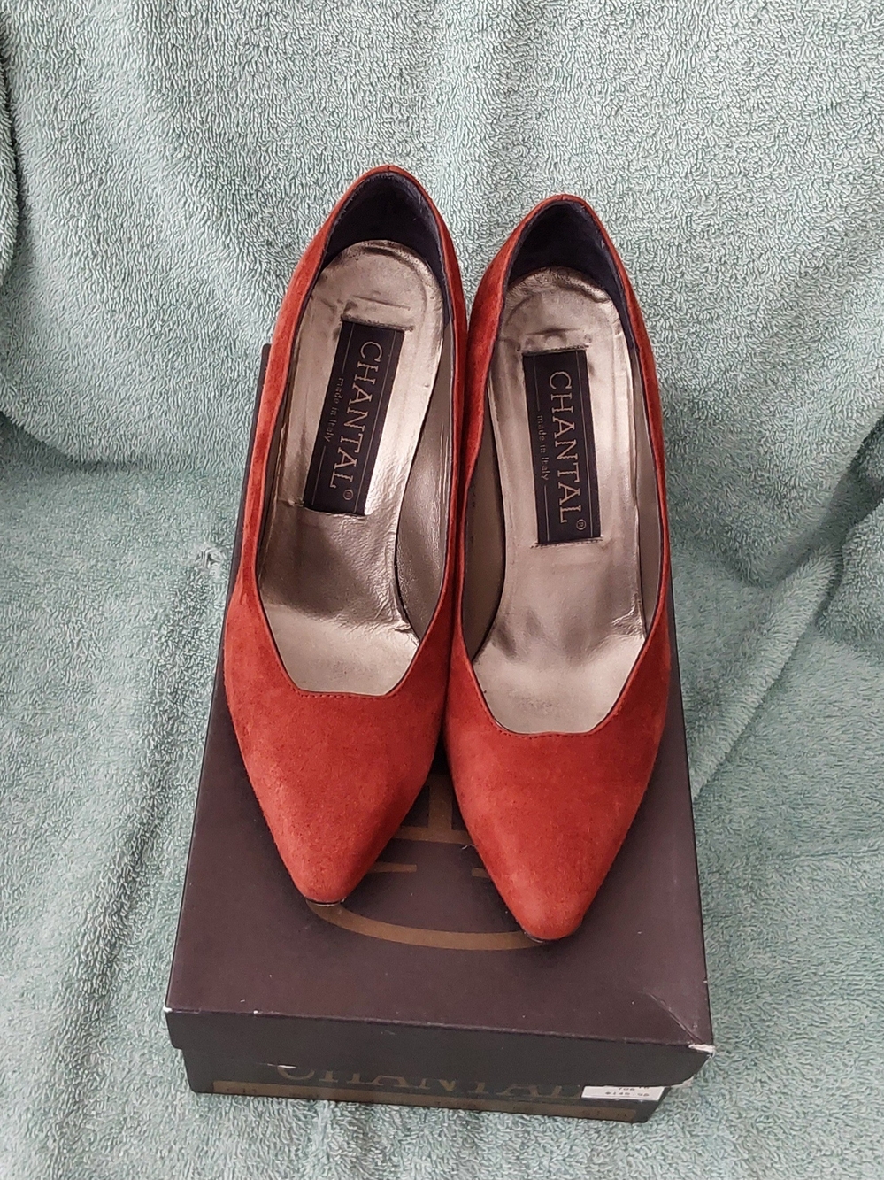 Rust Suede Pumps